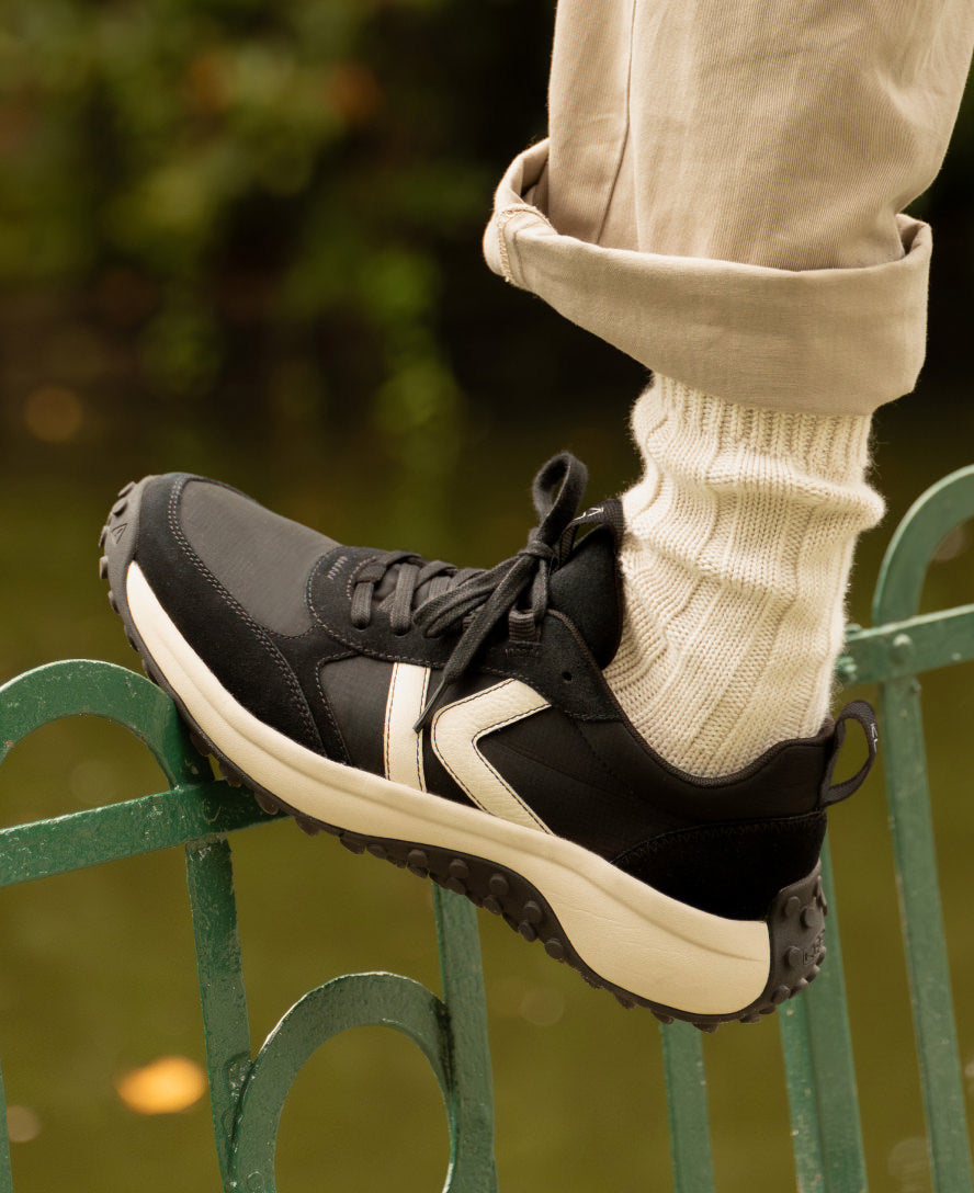Men's KS86 Sneakers - Black/Birch Color | Comfortable Casual Shoes for Walking, Running & Everyday Wear