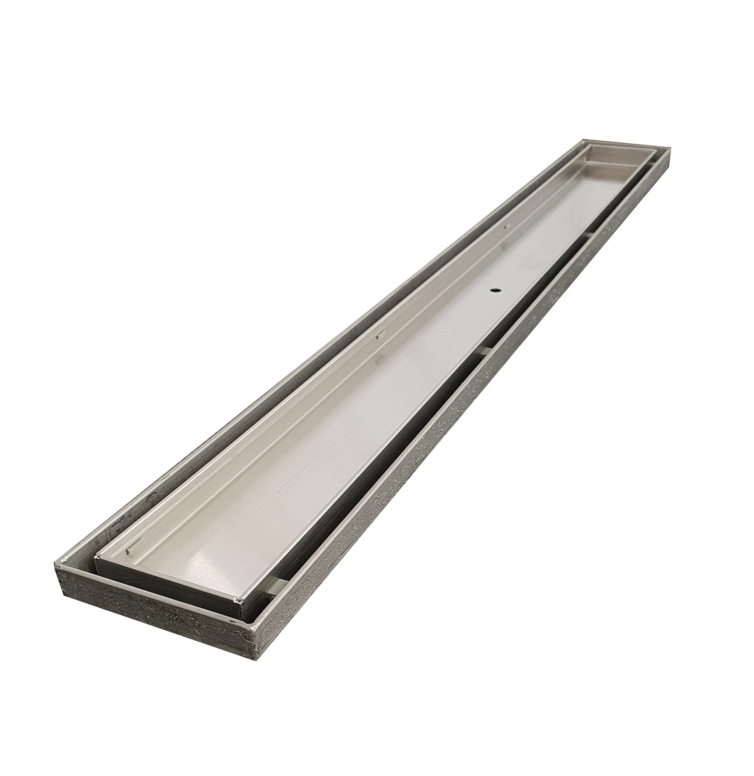 Nassboards Linear Wetroom Shower Tray & Aqua Kit - Waterproof & Watertight Design with Drain, Sealing Tape, Grate & XPS Base - Easy Installation Guide - Perfect for Modern Bathrooms & Spa Showers