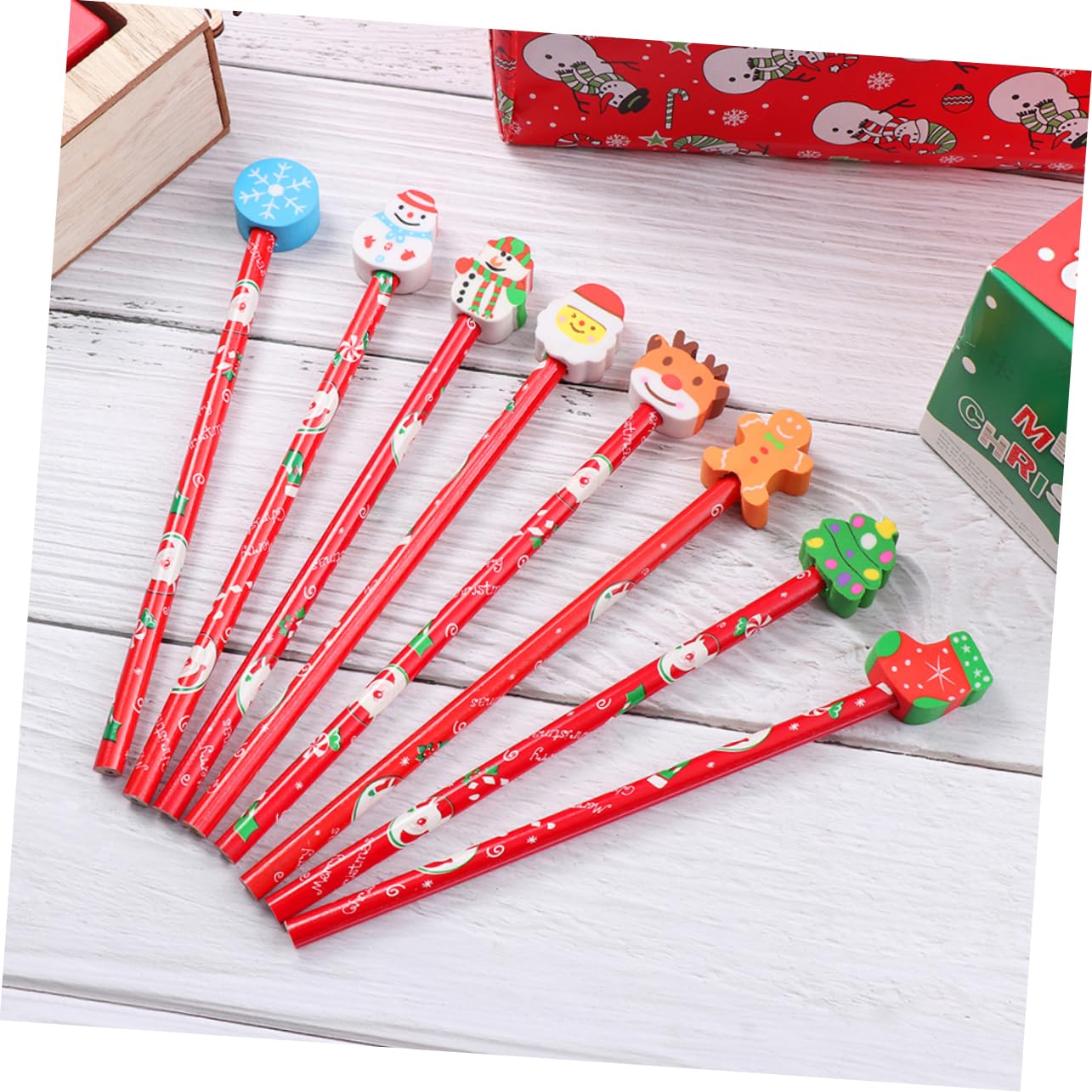 ULDIGI 24-Pack Wooden Pencils for Writing, Drawing & School Supplies - Bulk Pack of Fun HB Graphite Pencils for Kids, Students & Office Use | Perfect for Classroom, Homework & Art Projects
