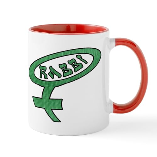 White/Red Inside - Woman Rabbi Mug