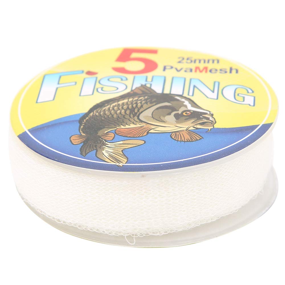 Vbest Life 5M Water Soluble Fishing Line - PVA Fishing Net Accessory (25mm) for Carp Fishing, Bait Delivery & Freshwater Angling | Perfect for Baiting, Casting & Catch More Fish