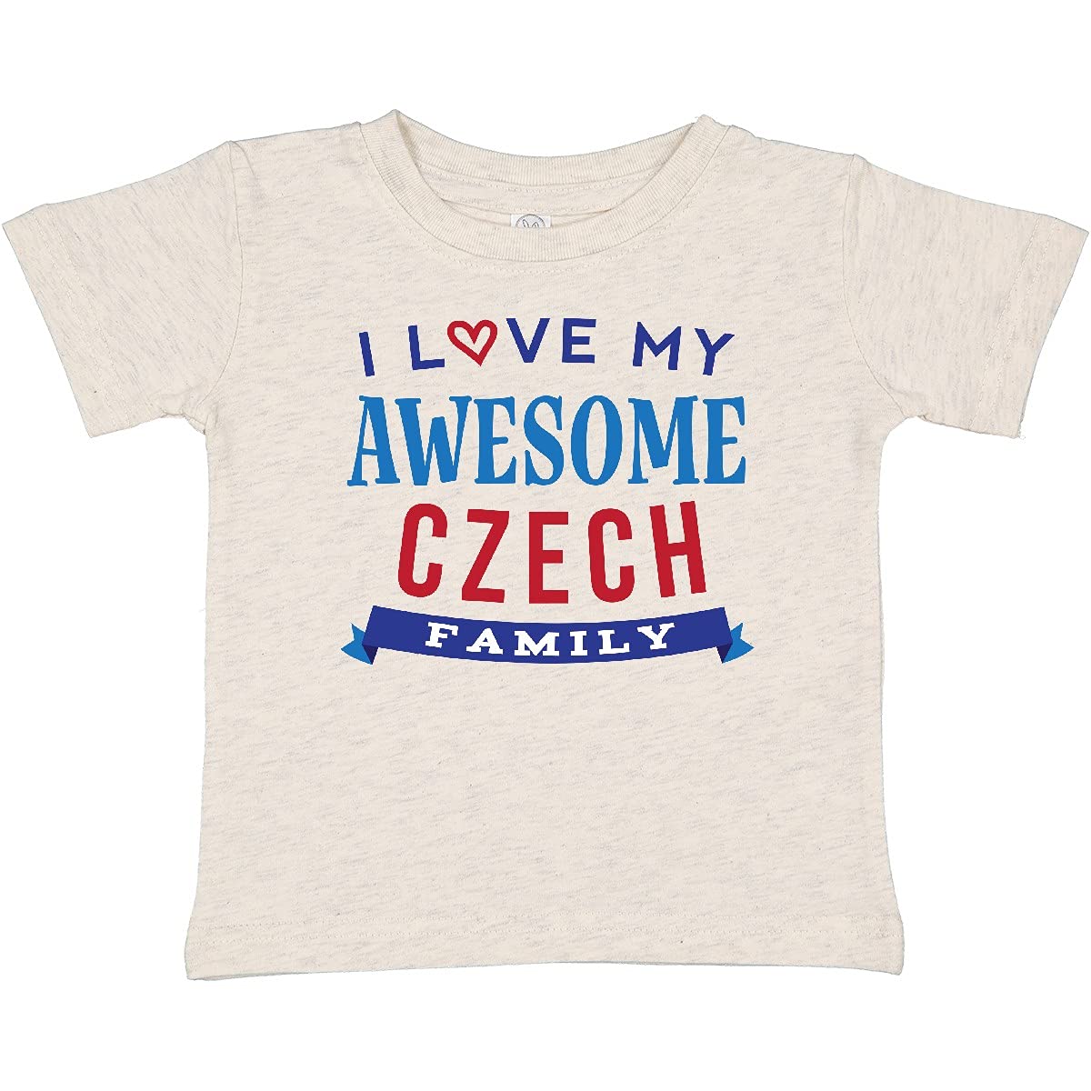 Inktastic Czech Family Reunion Baby T-Shirt - Soft Cotton Cute Toddler Tee for Family Events, Vacations & Photo Shoots
