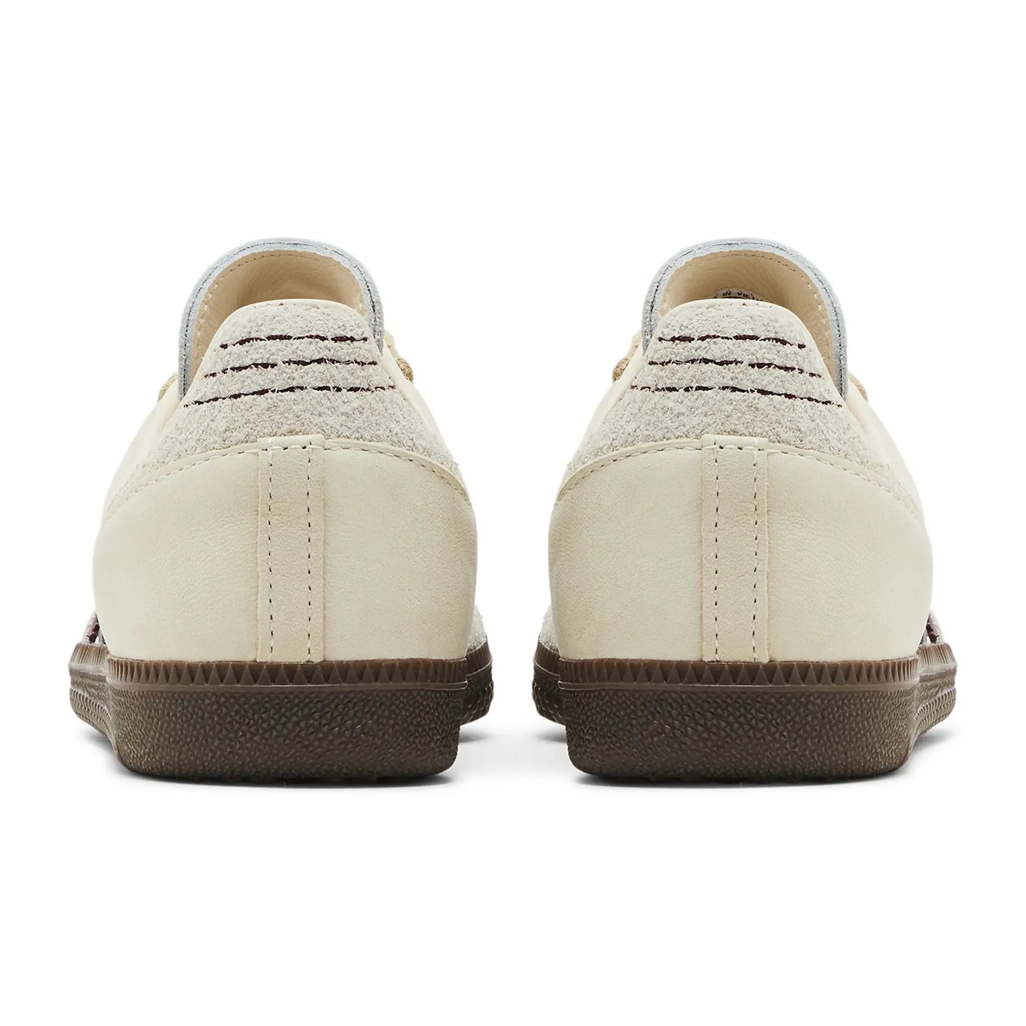 Adidas Samba OG Sneakers - Women's Wonder White & Maroon Classic Lifestyle Shoes for Casual Wear, Street Style & Everyday Comfort