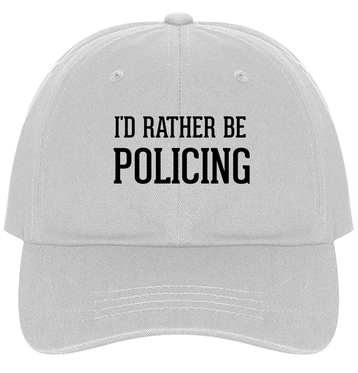 I'd Rather Be POLICING - Adjustable Dad Hat for Comfort & Style | Perfect for Outdoor Activities, Casual Wear & Gifts