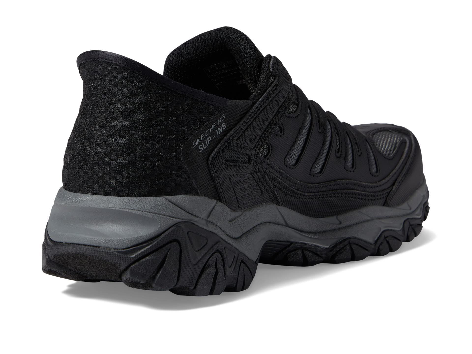 Skechers Men's Afterburn M-Fit Ridgeburn Hands-Free Slip-On Sneakers - Comfortable Walking Shoes for Casual Wear & Travel