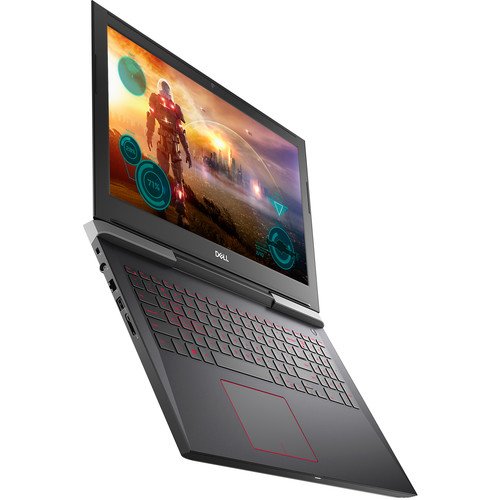 Dell Inspiron 15 Gaming Laptop - Intel Core i7-7700HQ, 16GB RAM, 128GB SSD + 1TB HDD, NVIDIA GTX 1060 6GB, 15.6