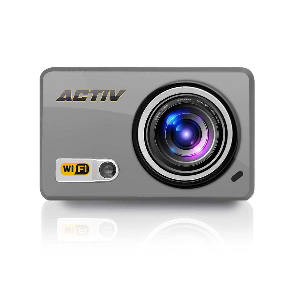 Gear Pro Activ Sports Camera - 4K Ultra HD Waterproof Action Cam with WiFi, 170° Wide Angle Lens, for Outdoor Adventures, Travel Vlogging, and Extreme Sports