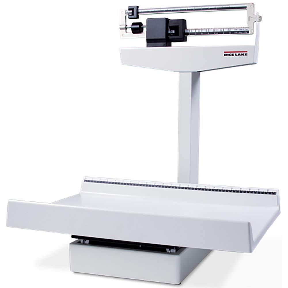 Rice Lake RL-MIS Mechanical Baby Scale - 135 lbs / 62 kg Capacity - Accurate Infant Weight Measurement - Perfect for Pediatric Clinics, Hospitals, and Home Use (Model 131470)