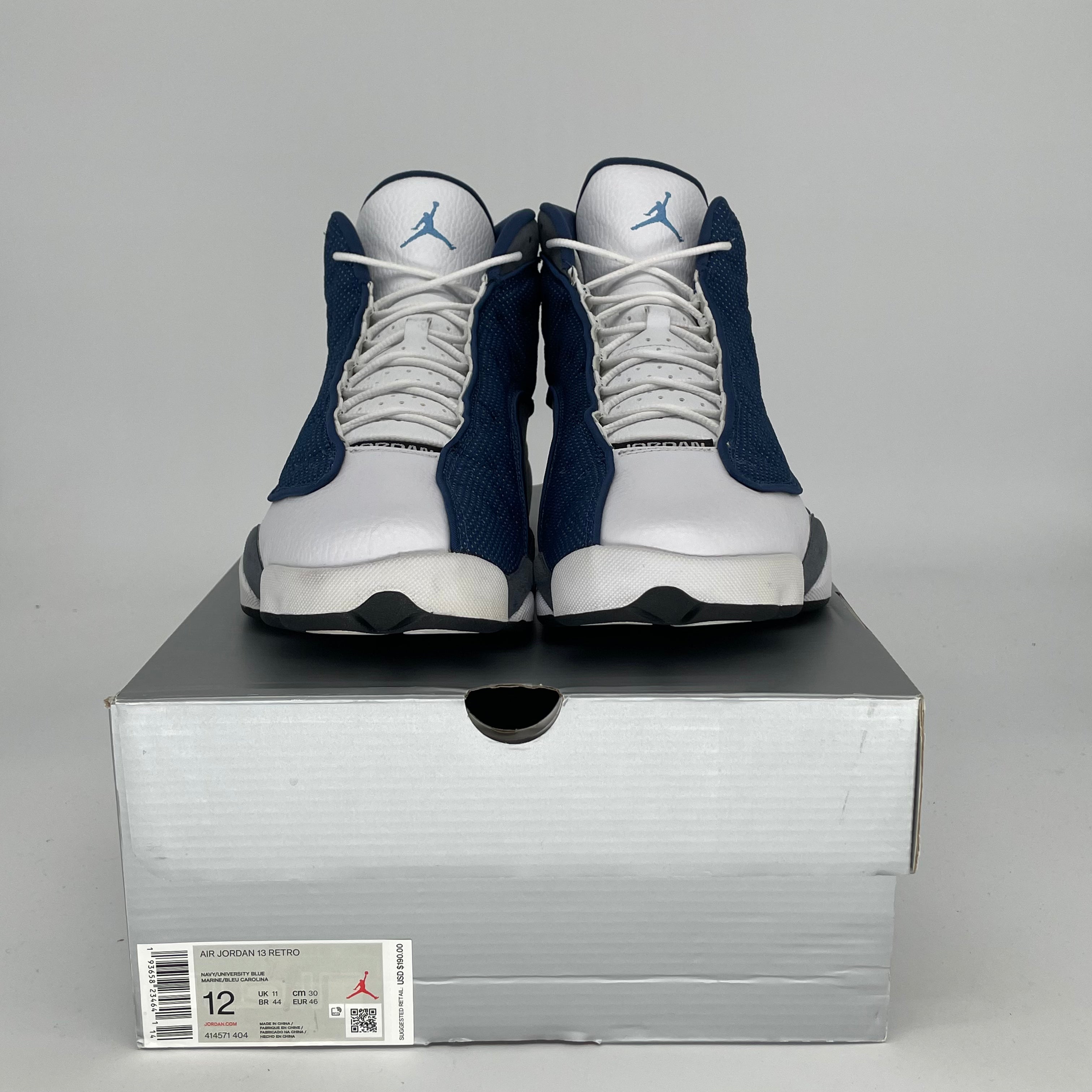 Original Air Jordan 13 Retro 'Flint' Size 12 Men's Basketball Shoes 414571-404 - Perfect for Streetwear, Sneaker Collecting & Casual Wear
