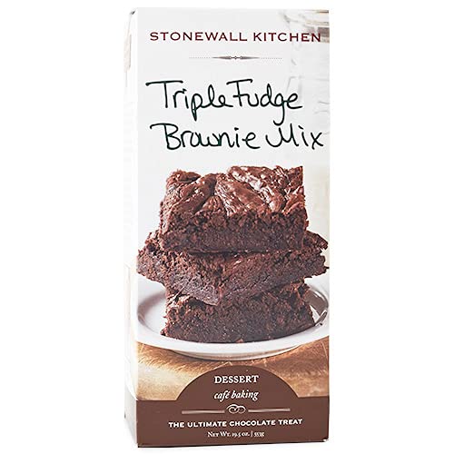 Stonewall Kitchen Family Brownie Night Gift Set - 6 Piece Gourmet Chocolate Brownie Mix for Baking & Desserts - Perfect for Holidays, Parties & Family Gatherings