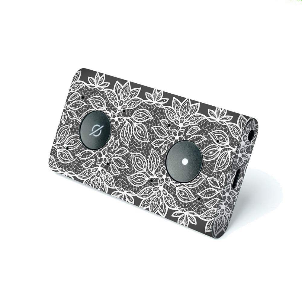 MightySkins Floral Lace Vinyl Decal Wrap Cover for Amazon Echo Auto - Protective & Durable Skin | Easy to Apply & Remove | Made in USA | Perfect for Car, Home & Office Decoration