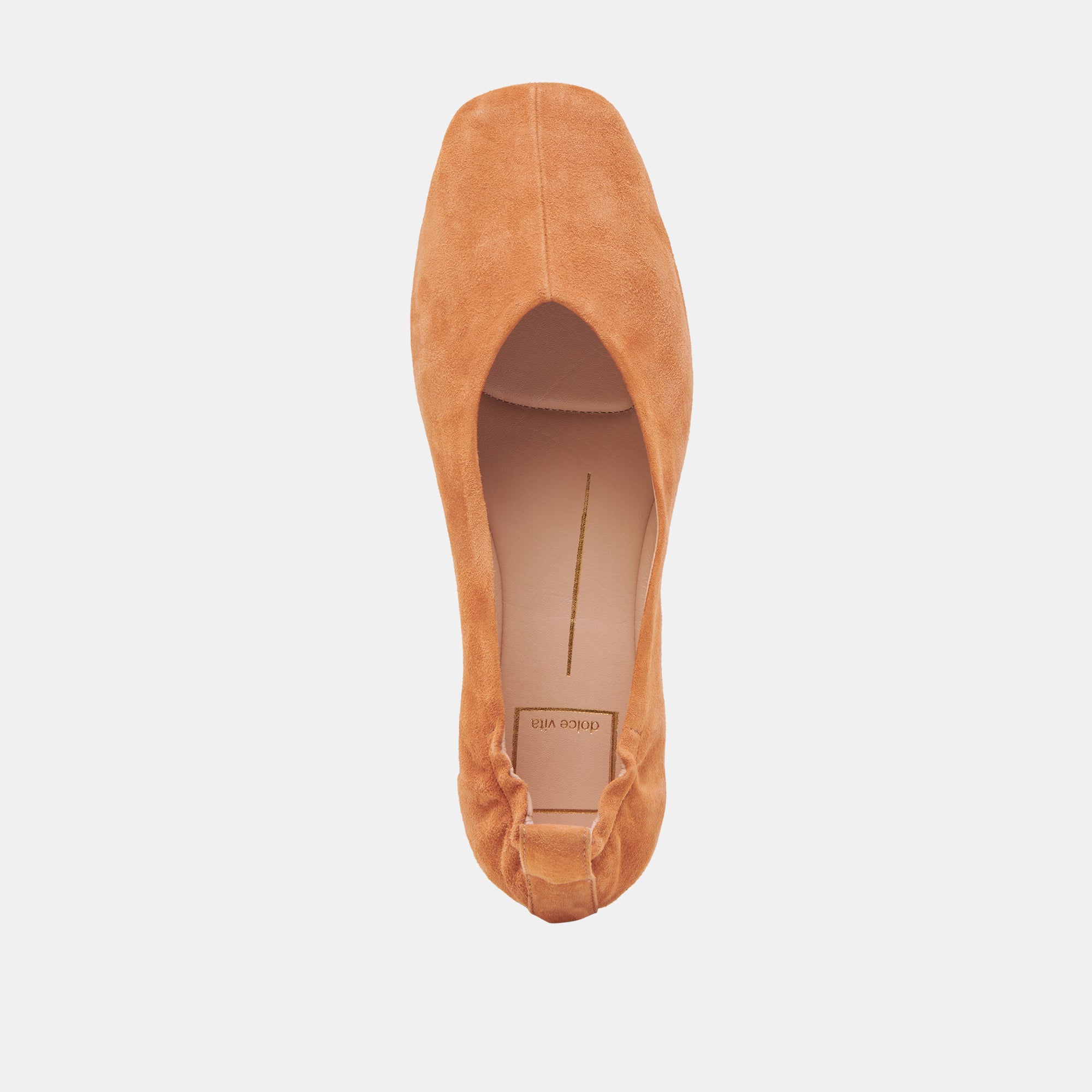 VINNIE Women's Ballet Flats in Amber Suede - Comfortable & Stylish Shoes for Work, Casual Outfits & Everyday Wear