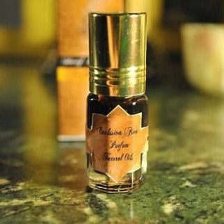 Authentic Natural Indian Deer Musk Amber Perfume Oil 3ml - Unisex Fragrance by Sharif Laroche | Perfect for Daily Wear, Special Occasions & Aromatherapy