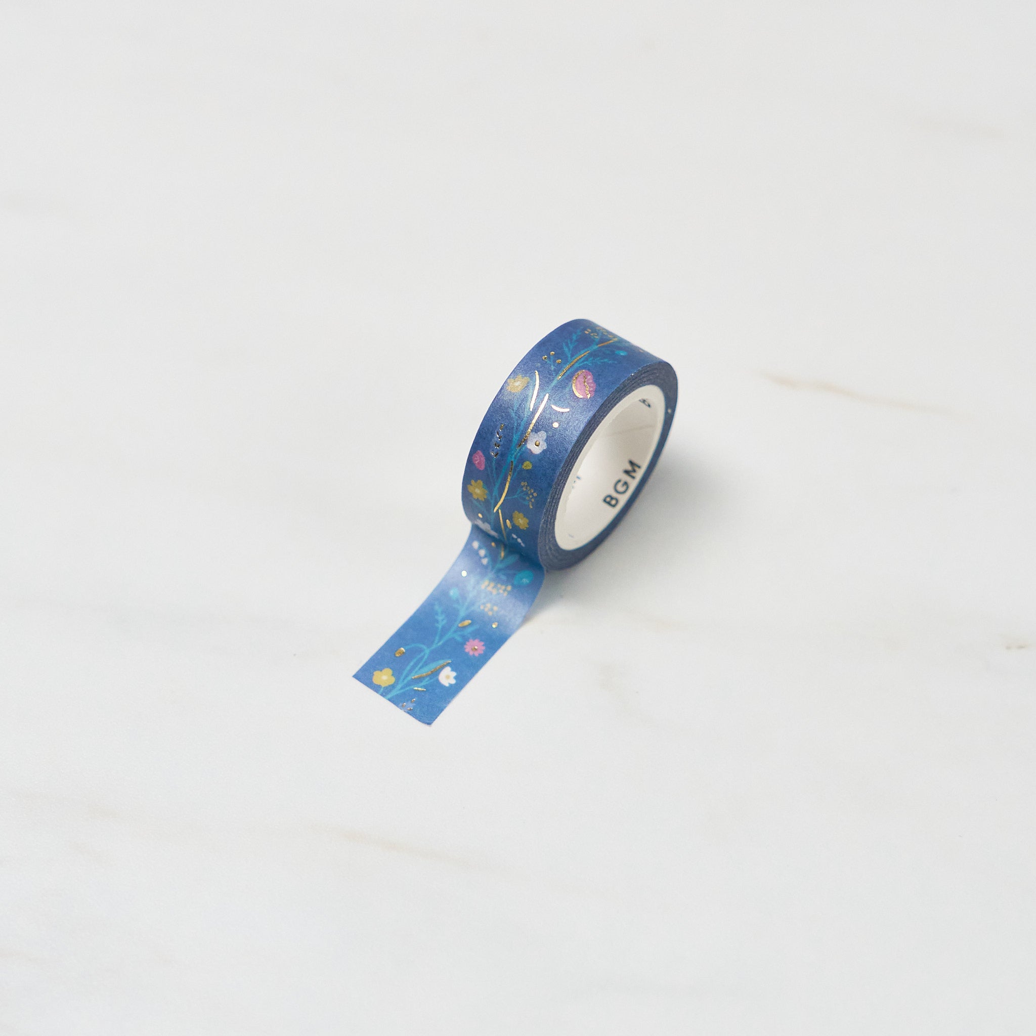 BGM Kusahana Techo Series Foil Masking Tape - Decorative Washi Tape for Scrapbooking, Journaling & DIY Crafts - Perfect for Bullet Journals, Gift Wrapping & Home Decor