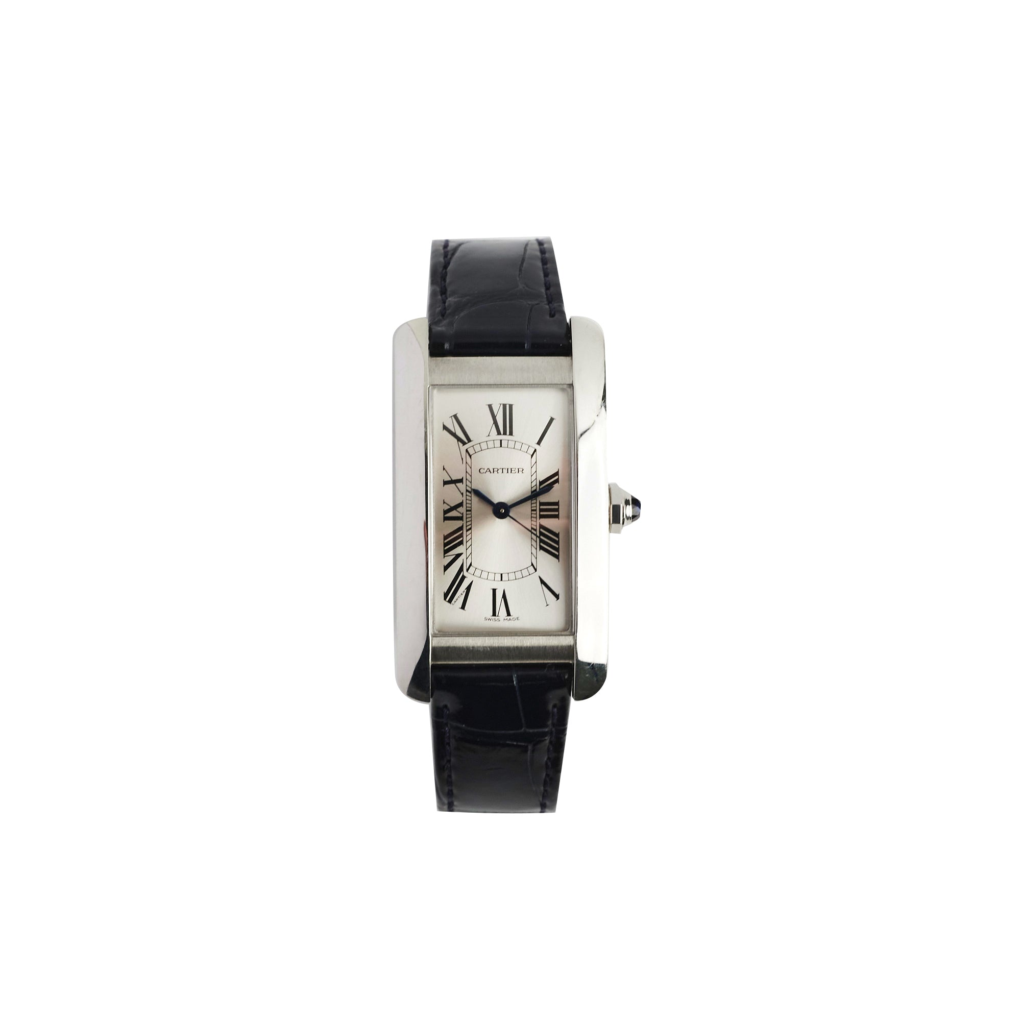 Cartier Tank Americaine Watch - Medium Size 18K Gold Stainless Steel - Luxury Dress Watch for Men & Women - Perfect for Business, Formal Events & Gifting
