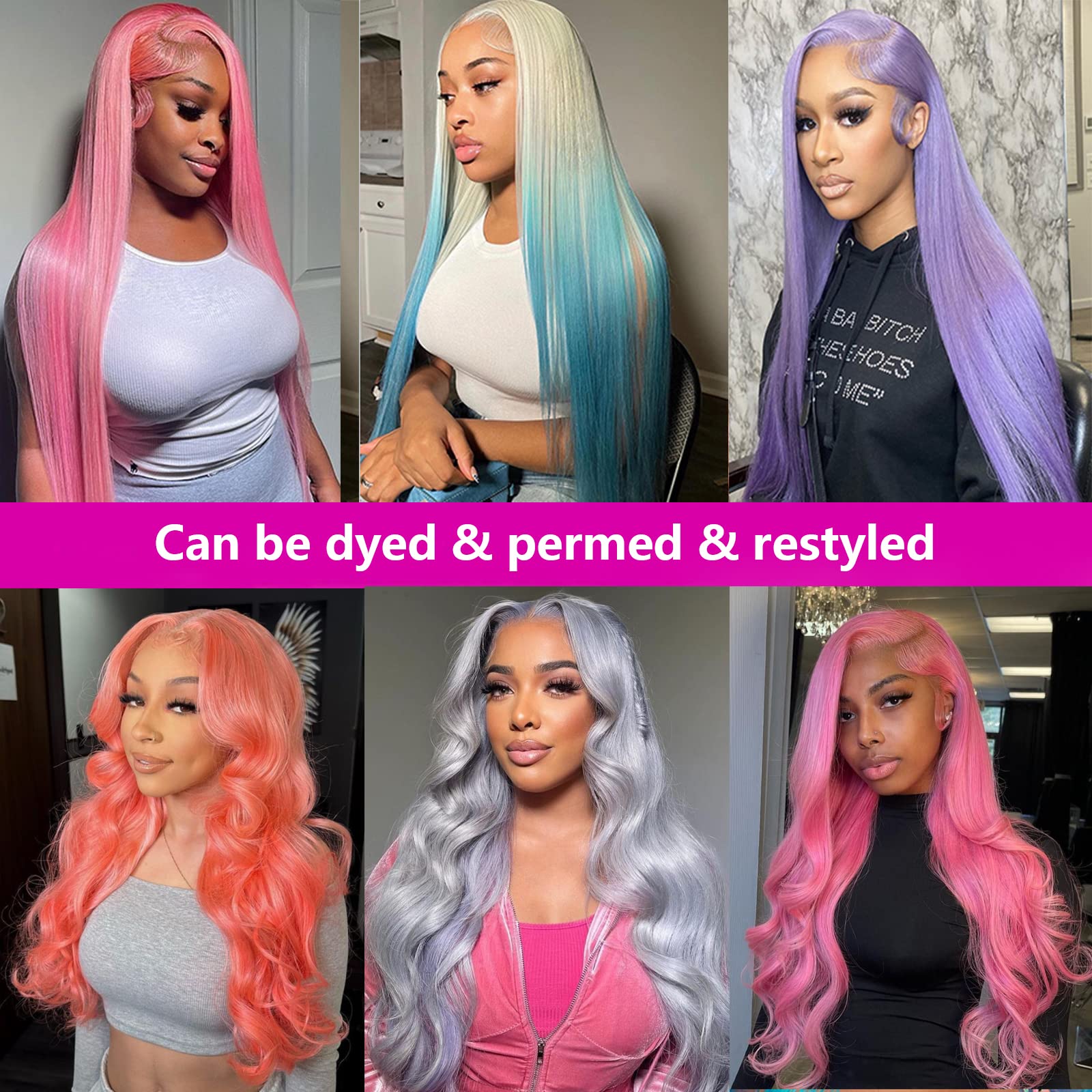 613 Blonde 13x6 HD Lace Front Wig - 30 Inch Straight Human Hair Wig with Pre-Plucked Baby Hair & 180% Density | Perfect for Cosplay, Daily Wear & Special Occasions