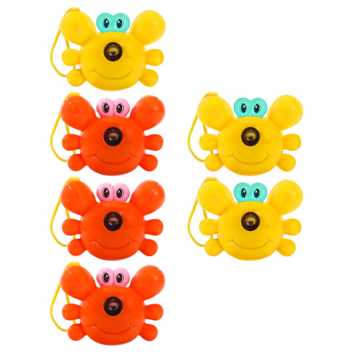 Vaguelly 18 Pcs Kids Digital Camera Toy Set - Waterproof Child Camera, Pretend Play Video Camera with Crab Shape Design - Perfect for Toddler Outdoor Activities, Birthday Gifts & Pretend Play Scenarios