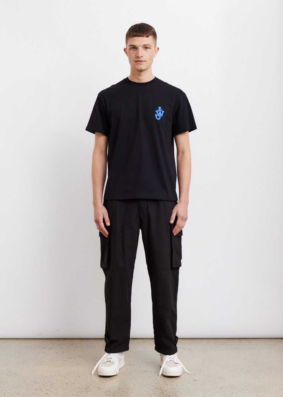 Anchor Patch T-Shirt - Stylish Nautical Graphic Tee for Men & Women - Perfect for Casual Wear, Beach Outings, and Summer Fashion