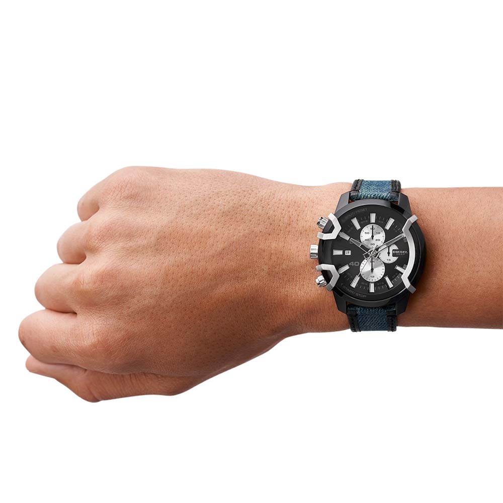 Diesel DZ4572 Griffed Chronograph Men's Watch - Stylish Analog Quartz Wristwatch for Casual & Business Wear