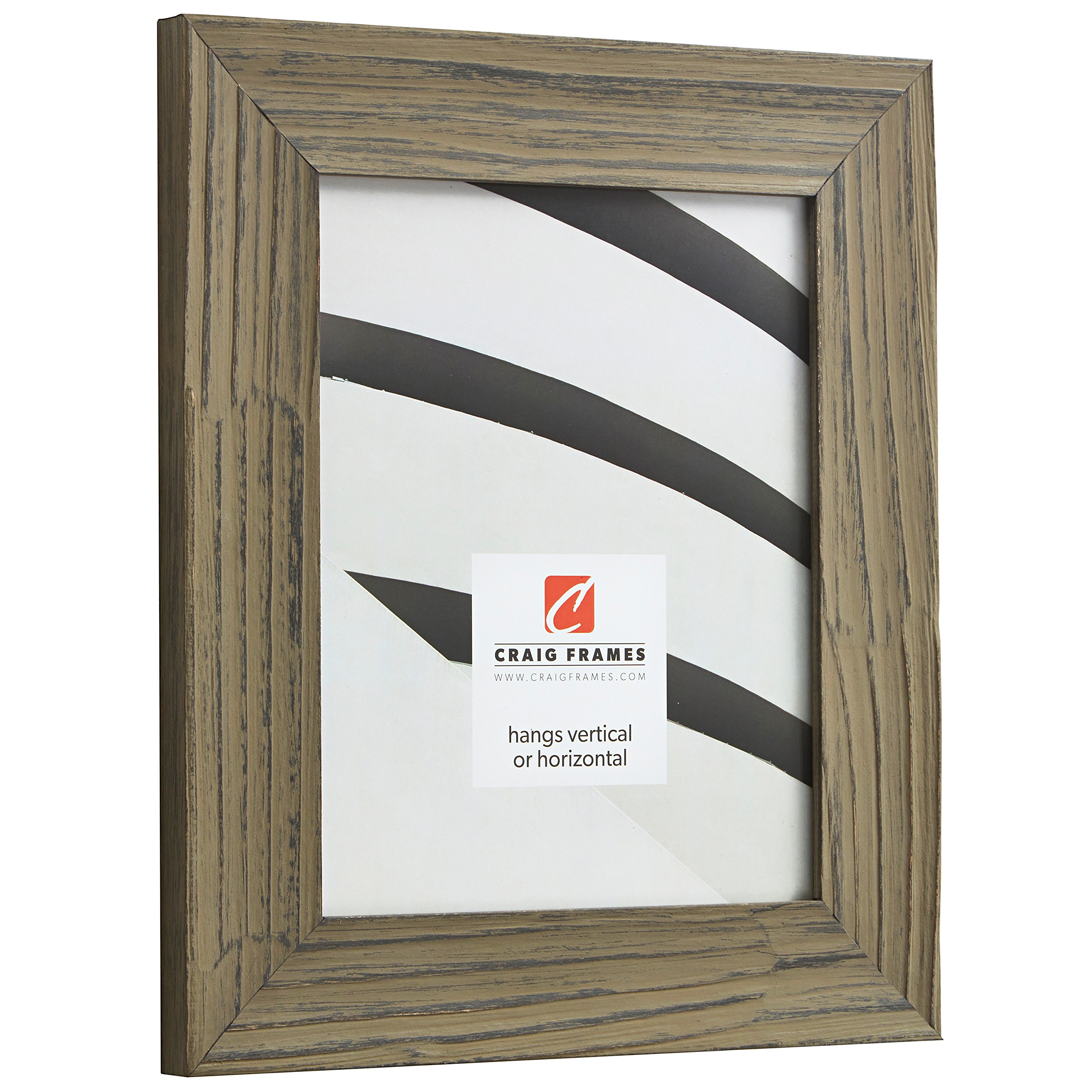 Craig Frames Hausbarn XL 17x22 Inch Picture Frame - Rustic Wolf Grey Barnwood Style for Wall Art, Family Photos & Home Decor - Perfect for Living Room, Bedroom or Office Display