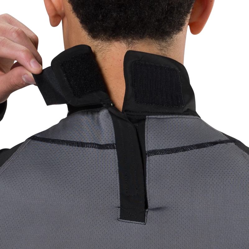 Shock Doctor Ultra Compression Neckguard Shirt for Adults - Protective Base Layer for Football, Hockey & Lacrosse - Moisture Wicking Performance Shirt for Sports & Training