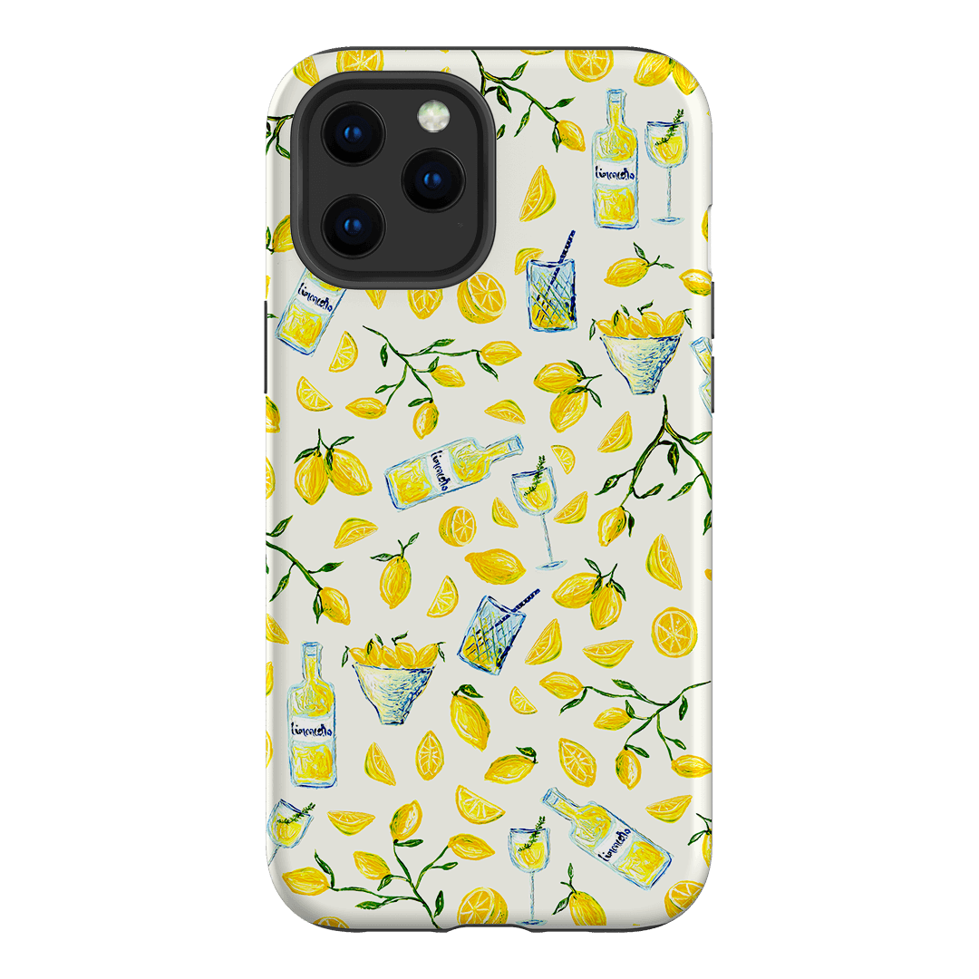Limone Lemon Shockproof Phone Case for iPhone 15 Pro Max - Cute Citrus Fruit Design, Slim Protective Cover with Raised Edges - Perfect for Summer, Beach & Outdoor Activities