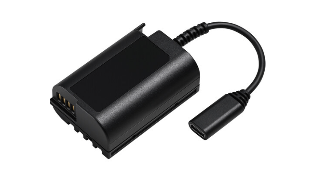 Panasonic DMW-DCC18 USB-C DC Coupler - Power Adapter for Panasonic Cameras | Perfect for Travel & Outdoor Photography
