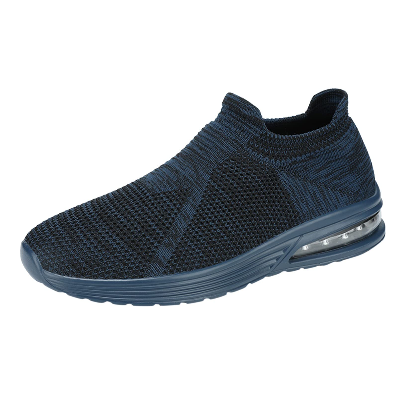 Thyone Men's Slip-On Running Shoes - Lightweight Breathable Athletic Sneakers for Walking, Basketball & Casual Wear | Non-Slip Mesh Sport Shoes for Summer | Perfect for Gym, Jogging & Daily Activities
