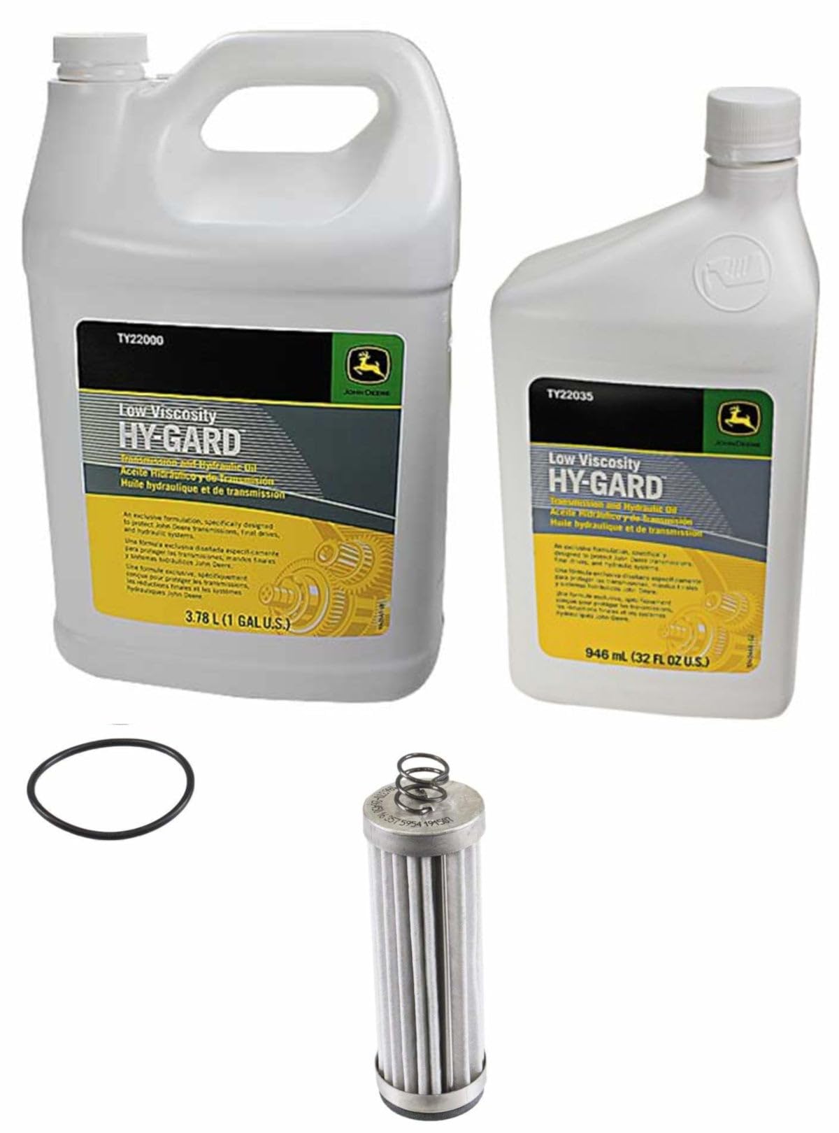 John Deere GX255 GX325 GX335 GX345 GX355 Tractor Transmission Oil Filter Kit - MIA881446A Replacement Part for Smooth Gear Shifting & Maintenance