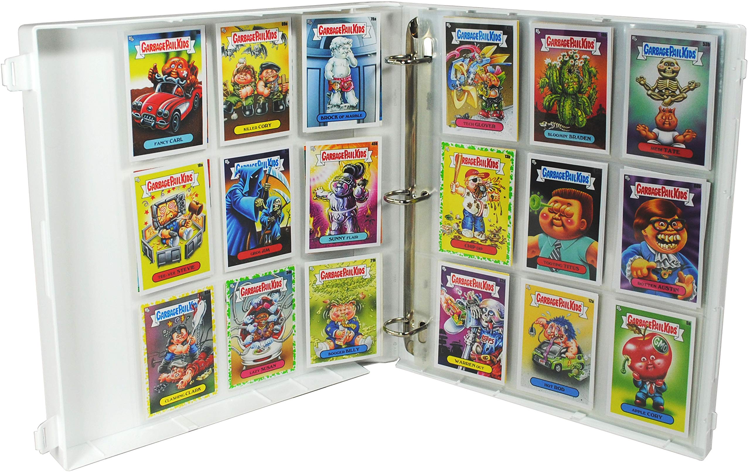 UniKeep Garbage Pail Kids GPK Themed Collectible Card Binder with 20 Card Pages - Premium Trading Card Organizer for Collectors | Perfect for Storage, Display & Trading Card Games
