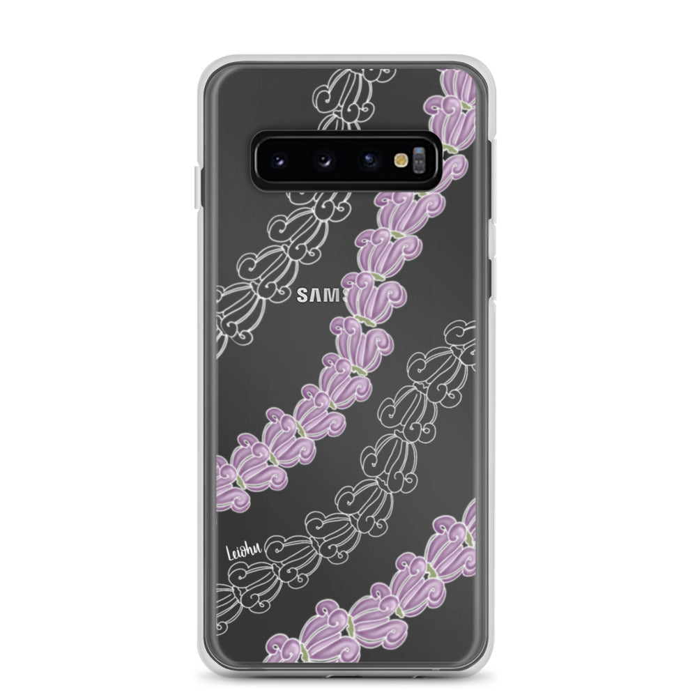 Samsung Clear Phone Case with Crown Lei Design - Slim Protective Cover for Samsung Galaxy [Model] - Perfect for Parties, Festivals, and Everyday Use