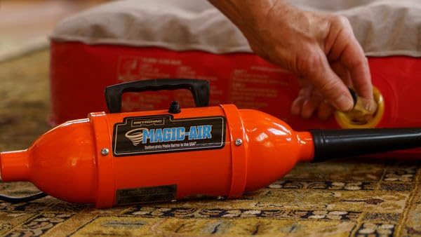 METROVAC 110-IDAR Magic Air Inflator/Deflator - 110V High-Powered Electric Pump for Inflatables, Air Mattresses, Pool Toys | Quick Inflation for Camping, Parties & Poolside Fun