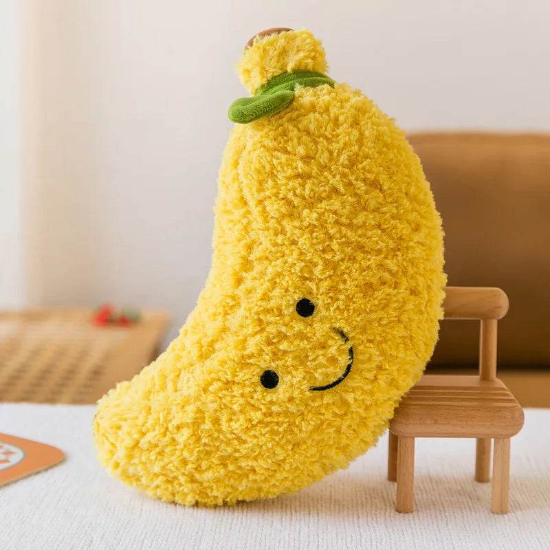 Exotic Fruit Plushies - Soft Stuffed Animal Toys for Kids, Cute Fruit-Shaped Pillows for Nursery Decor & Gift Ideas | Perfect for Bedroom, Playroom & Birthday Presents
