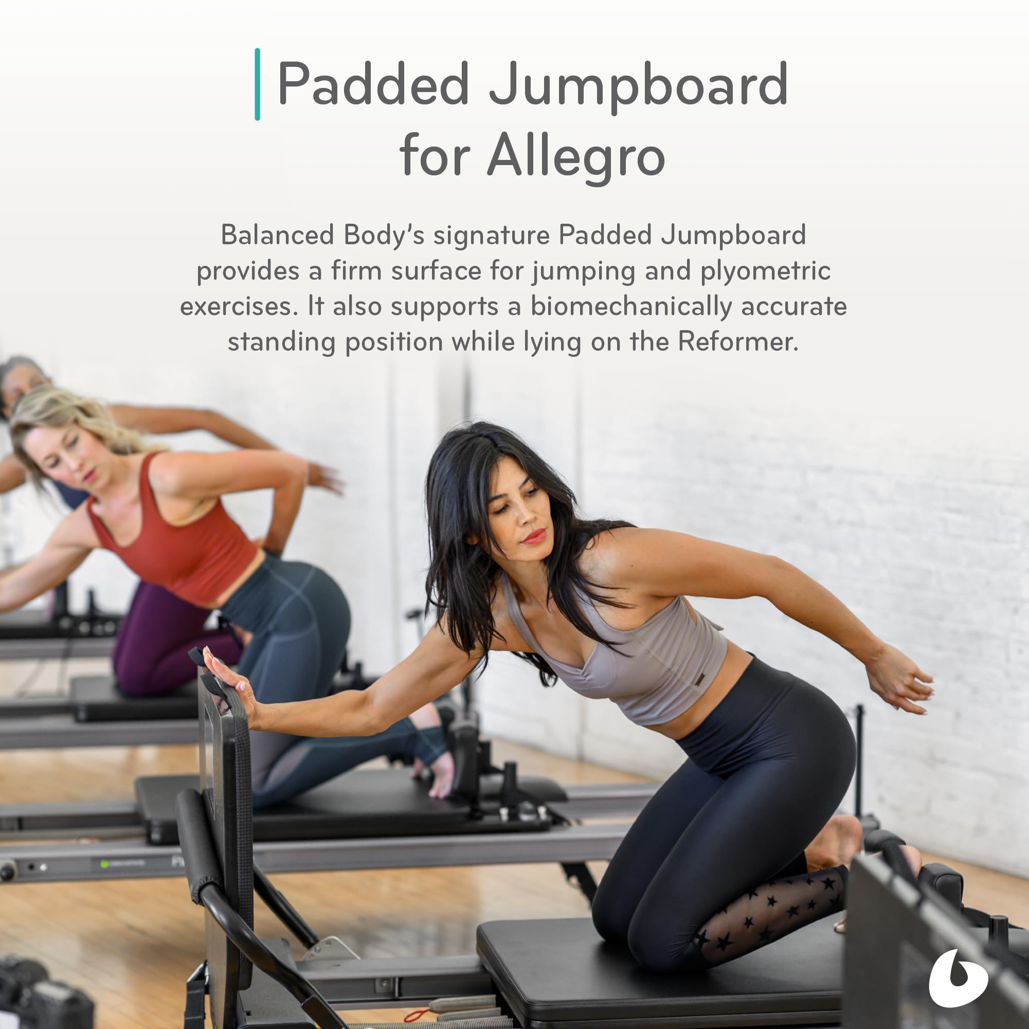 Balanced Body Padded Jumpboards for Reformer Pilates - Premium Cushioned Jump Board for Home & Studio Workouts - Ideal for Fitness, Rehabilitation & Strength Training