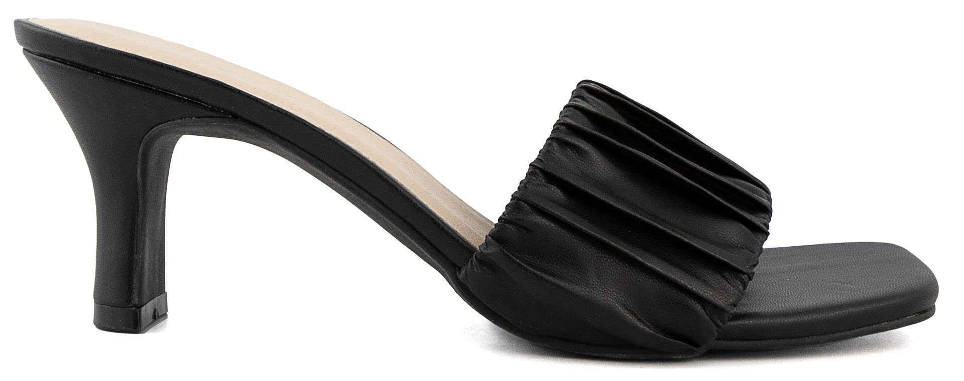 London Fog Women's Leana Comfort Heeled Sandals for Dressy Occasions