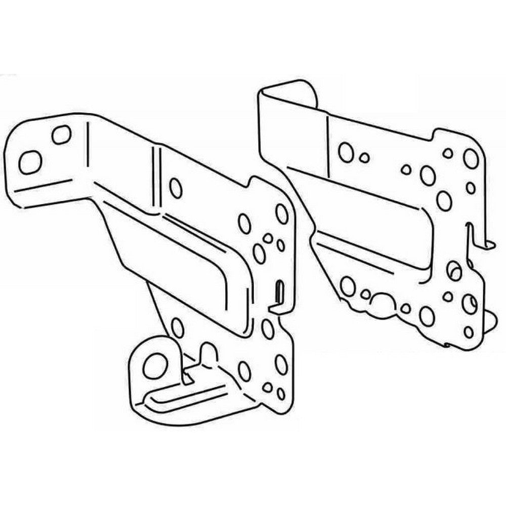 Toyota Ractis NCP100 2005-2010 Car Radio Mounting Brackets Kit - Compatible with Aftermarket Stereos & Head Units - Perfect for DIY Car Audio Installation & Upgrade
