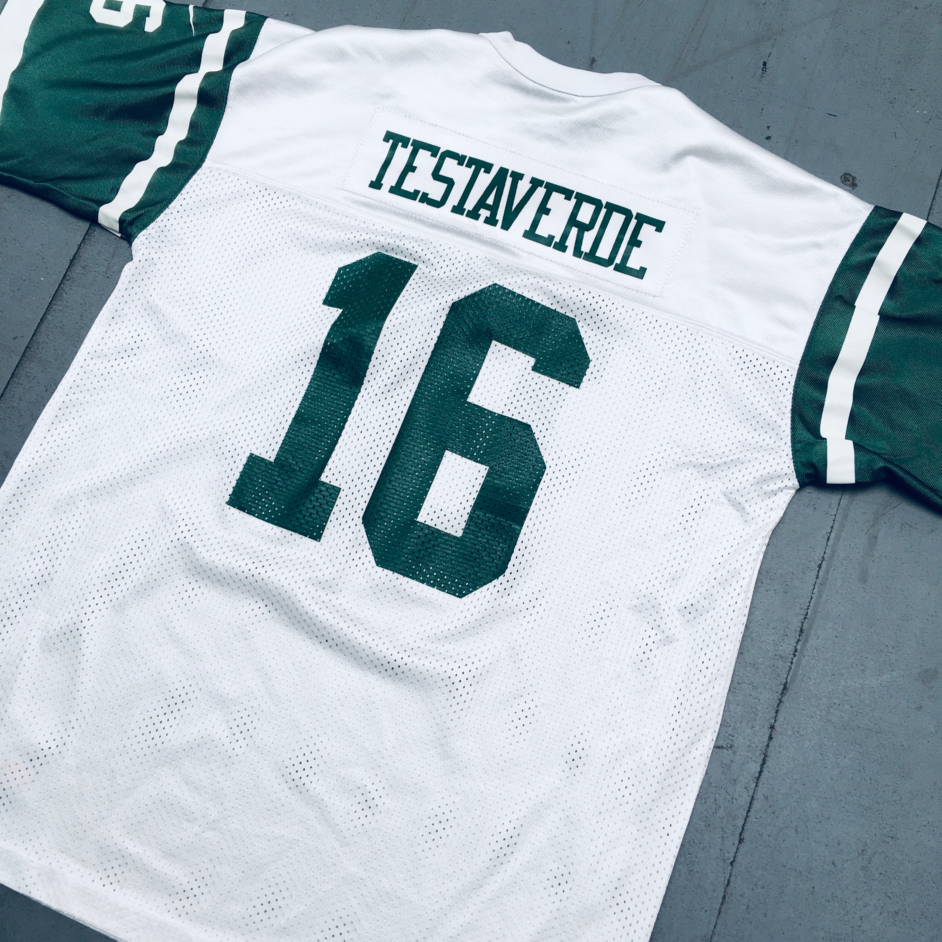 New York Jets Vinny Testaverde 1999-2000 Authentic NFL Jersey (Size S) - Perfect for Game Day, Fan Events & Sports Memorabilia Collectors