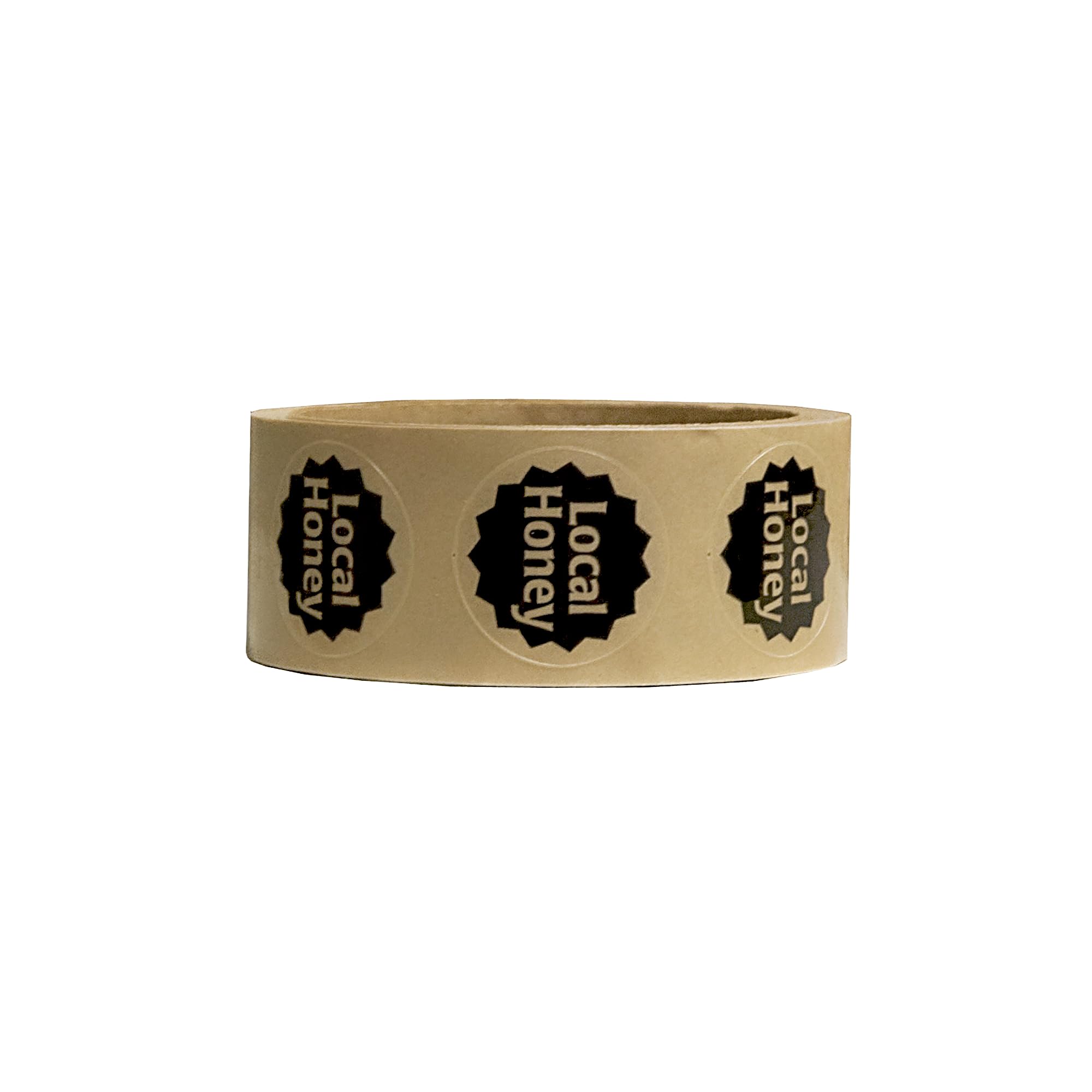 Mann Lake Honey Labels - Transparent Sticker for Flip Top Lids (250ct) - Perfect for Home Beekeeping & Gift Packaging