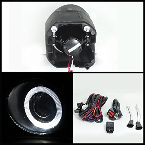 Spyder Auto 5070463 Black/Smoke Projector Style Fog Lights - High Performance Off-Road & Night Driving Visibility Enhancement