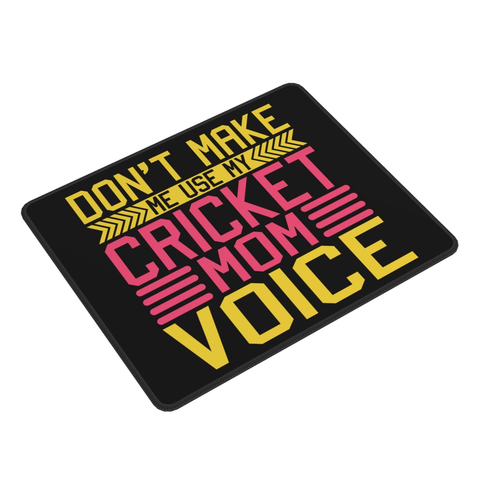Non-Slip Waterproof Mouse Pad with Rubber Base - 10x12 Inch Gaming & Office Mousepad for PC/Laptop - Perfect for Work, Gaming & Cricket Mom Moments