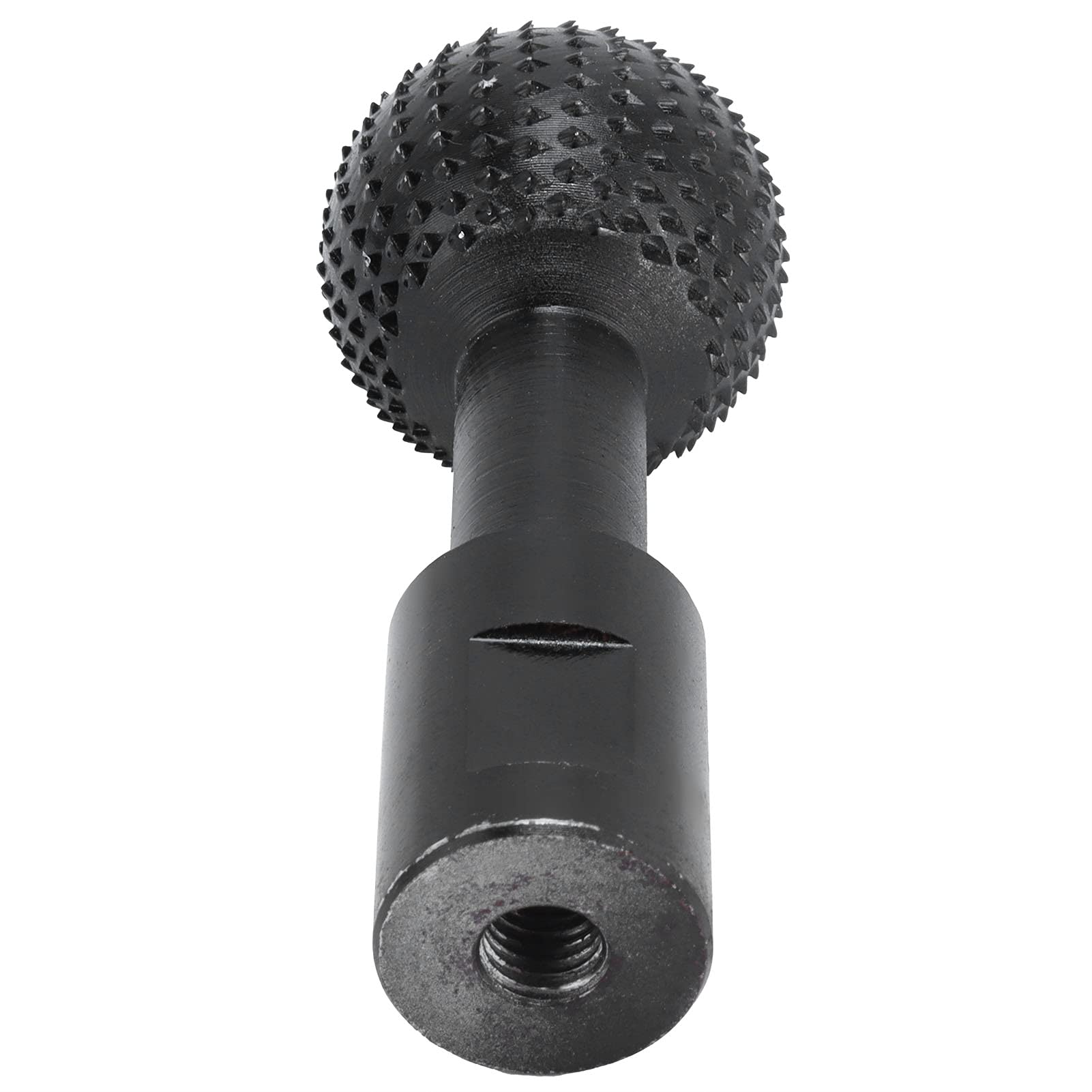 M10 Sphere Rotary Burr - 0.4 Inch Carbon Steel Ball Nose Wood Carving Bit for Angle Grinder - Perfect for Woodworking, Metal Engraving & DIY Crafts