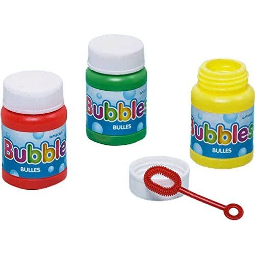 amscan Mini Party Bubbles 1 oz (6-Pack) - Fun Wedding, Birthday & Baby Shower Favors for Kids & Adults