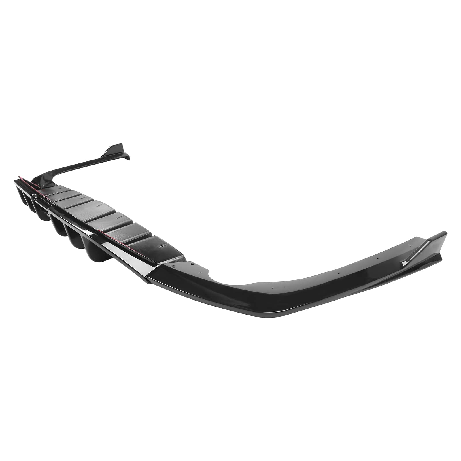 IKON MOTORSPORTS Rear Bumper Lip Spoiler for 2021-2024 Kia K5 GT-Line | Gloss Black PP Rear Diffuser | Body Kit Upgrade | Enhances Aerodynamics & Sporty Look | Perfect for Street Racing & Car Shows