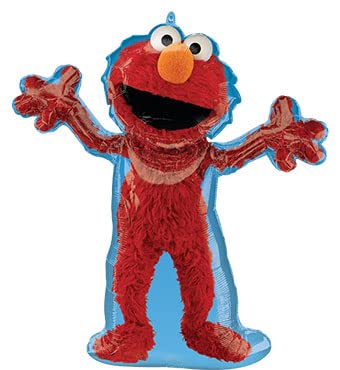32'' Elmo Balloon - Sesame Street Birthday Party Decorations Supplies for Kids, Baby Showers & Themed Events