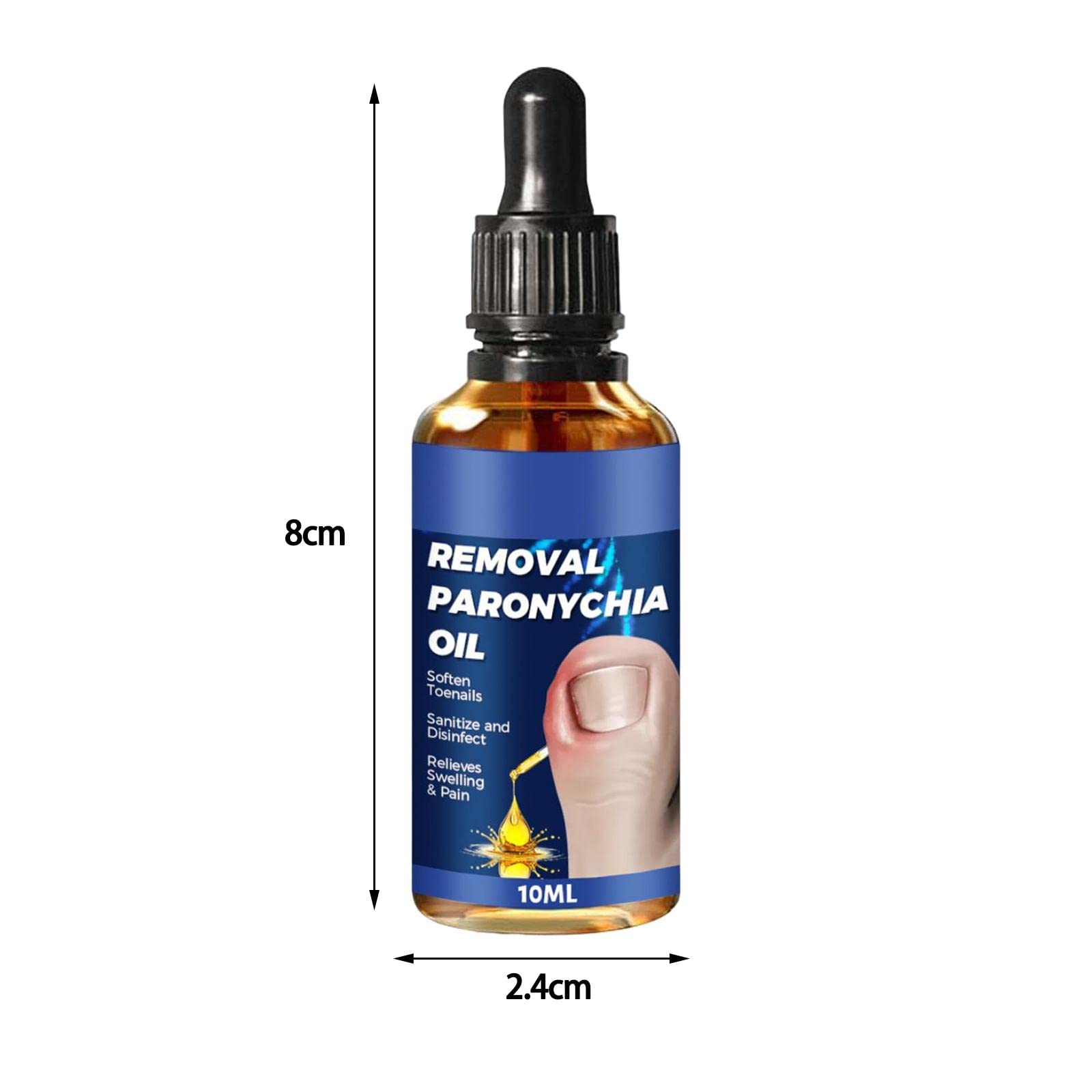 Pinakine® Professional Toenail Repair Solution - Fungal Nail Treatment, Thick Toenail Corrector, Foot Care Cream for Healthy Nails - 10ml (75026910PNK) | Perfect for Athletes, Pedicures & Daily Foot Care