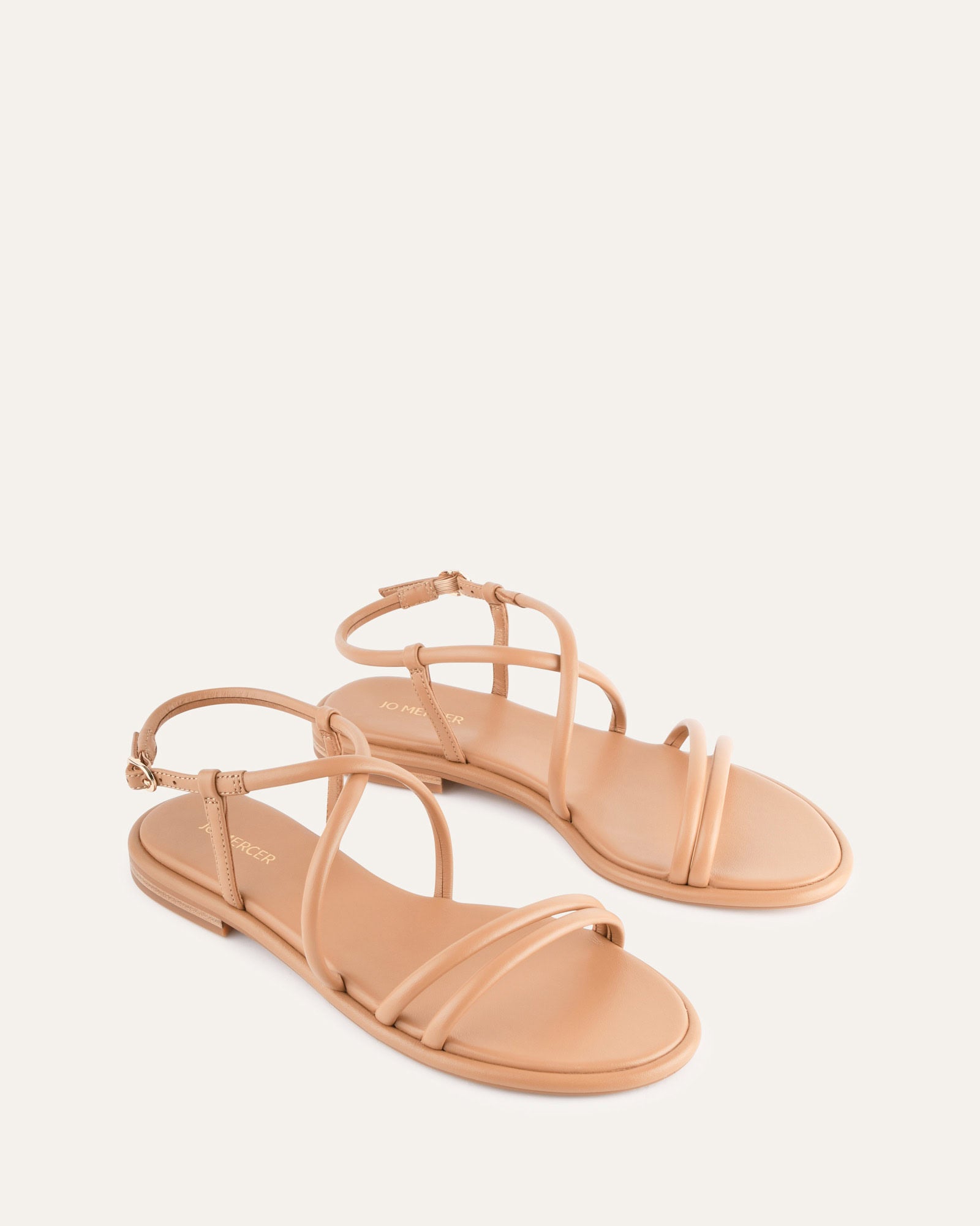 **Catalina Flat Sandals - Women's Leather Comfort Sandals in Toffee Brown | Perfect for Beach, Vacation & Summer Outfits**