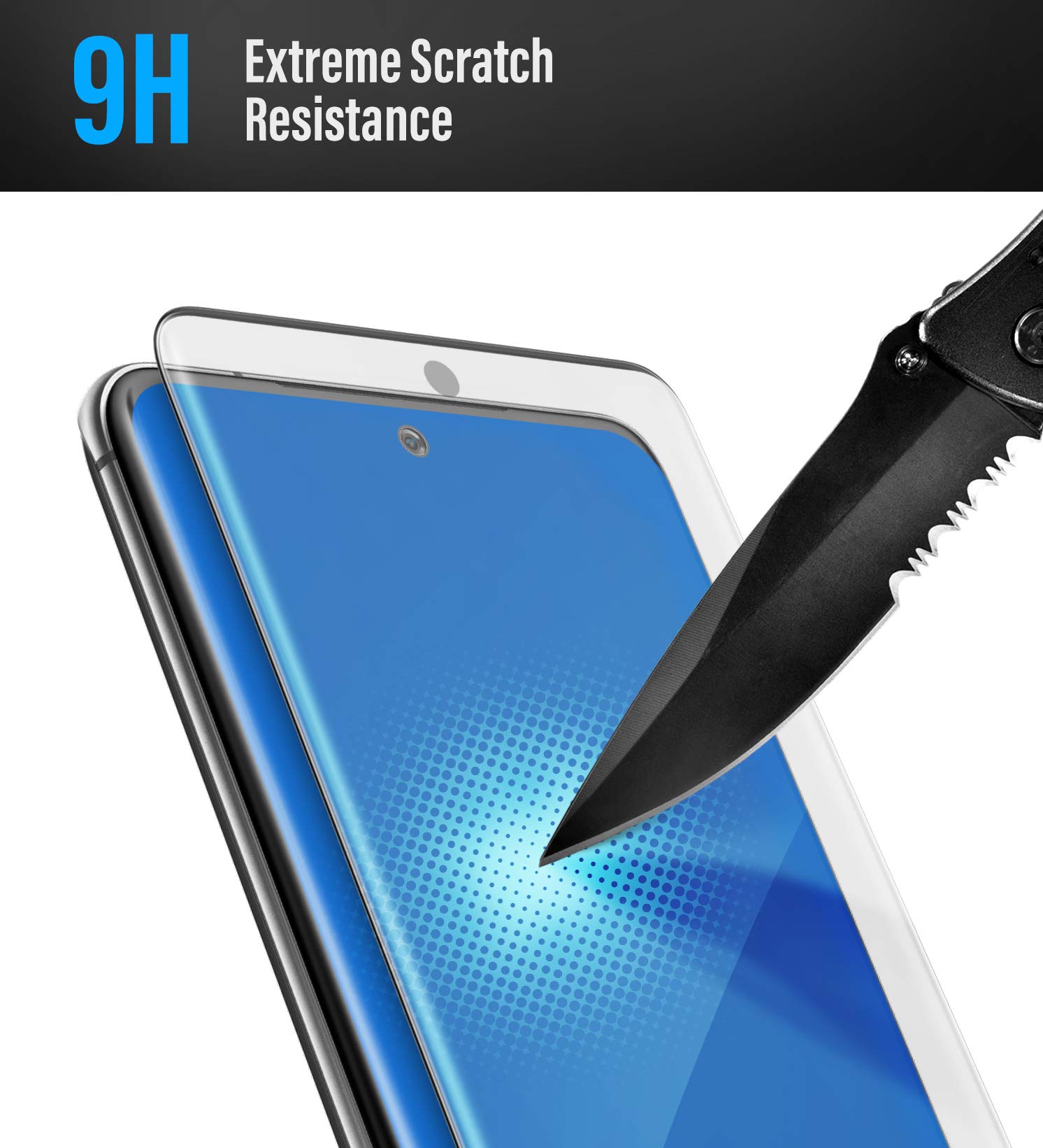 MagGlass Samsung Galaxy S20 Tempered Glass Screen Protector - HD Clear, Anti-Bubble, Scratch Resistant with In-Screen Fingerprint Sensor Support | Case Compatible Display Guard for Daily Protection & Gaming