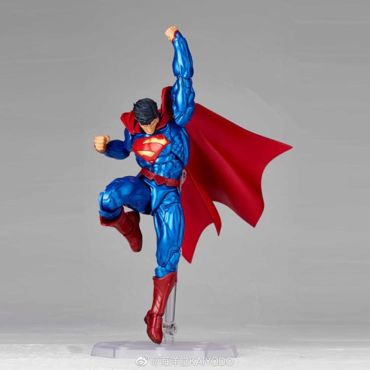 Amazing Yamaguchi Revoltech No. 027 Superman Action Figure - Highly Articulated Collectible for Display & Photography | Perfect for DC Fans, Toy Collectors & Home Decor