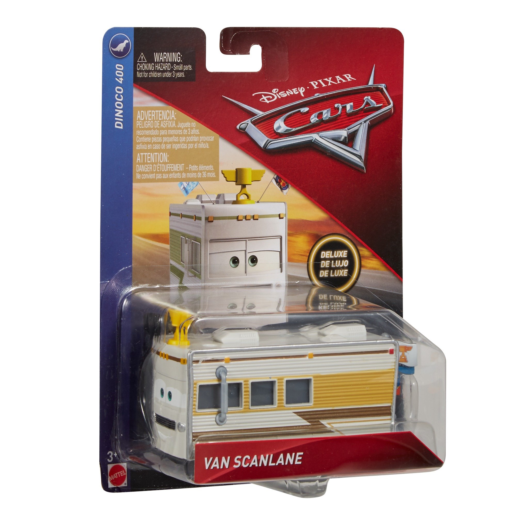 Disney Cars Deluxe Van Scanlane Toy - Lightning McQueen & Friends Die-Cast Vehicle for Kids - Perfect for Playtime, Collecting & Disney Themed Parties