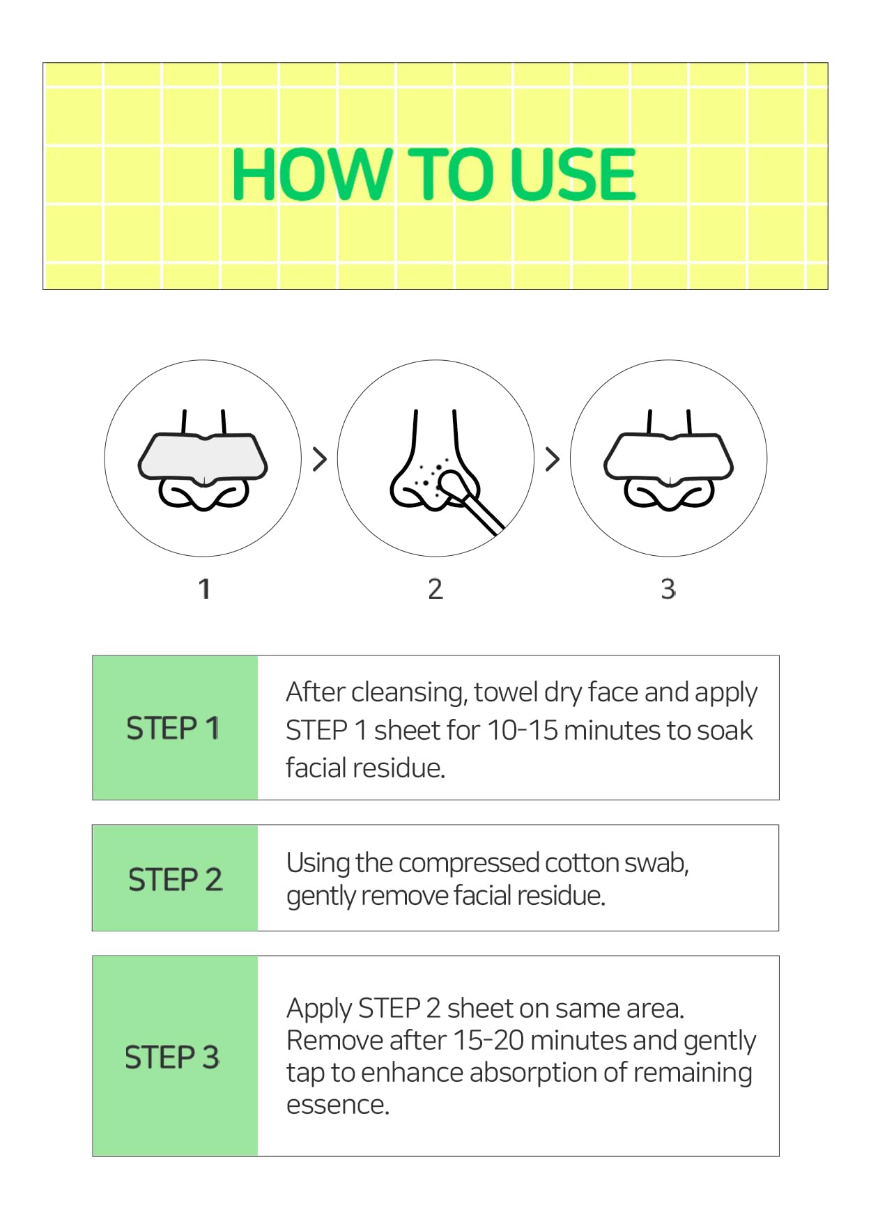 BRING GREEN Tea Tree Cica Pore Strips (3-Pack) with 6 Compressed Cotton Swabs | Deep Cleansing Blackhead Remover for Oily & Sensitive Skin | Vegan, Non-Comedogenic Nose Strips | Perfect for Daily Skincare & Pre-Makeup Pore Treatment